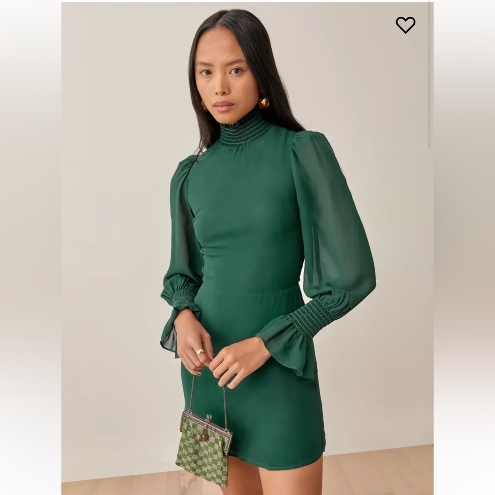 Reformation Emerald Archie Dress